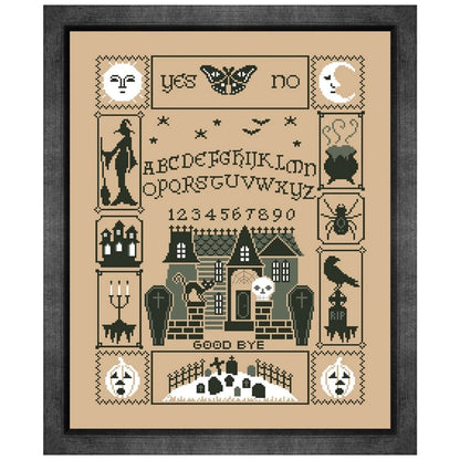 Halloween ouija cross stitch kit  18ct 14ct 11ct