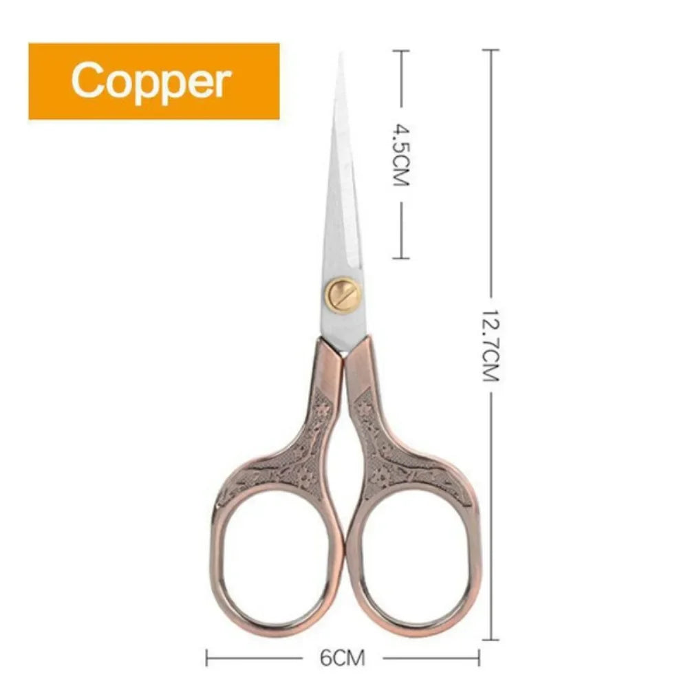 Retro style sharp embroidery scissors Pointed