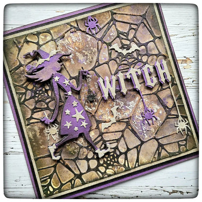 Witch Broom Moon Night Metal Cutting Dies