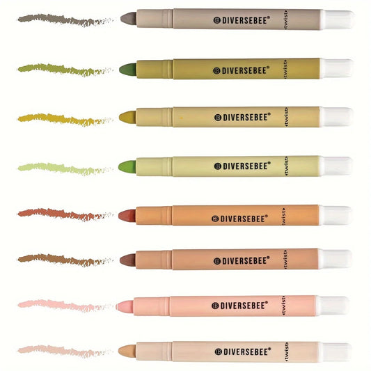 8Pcs Highlighters Bible Pens No Bleed