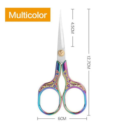 Retro style sharp embroidery scissors Pointed