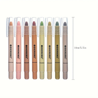 8Pcs Highlighters Bible Pens No Bleed