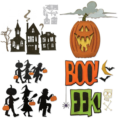 Ghost Town Halloween Metal Cutting Dies