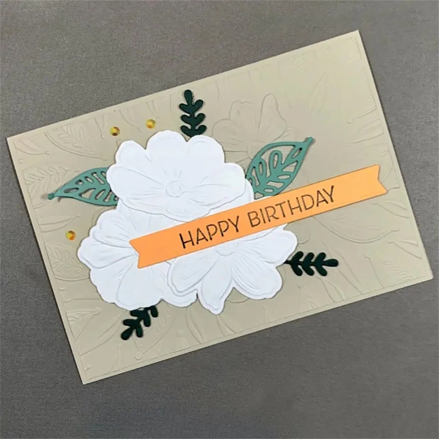 3D Embossing Folder and Coordinating Cutting Dies