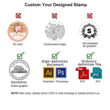 Design Your Own LOGO Embossing Seal