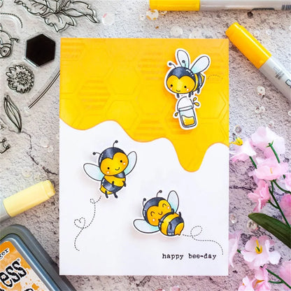 Bee Happy Clear Stamps and Cutting Dies