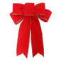 5pcs/set Red Bow Christmas Ribbon Bows