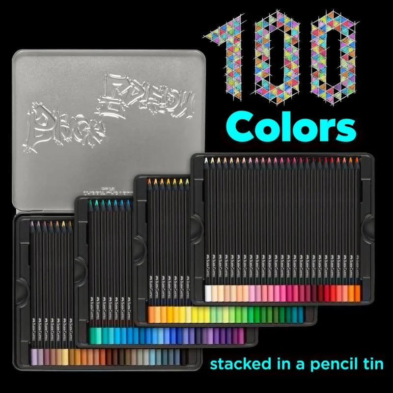 Colored Pencils Tin: 100 Count