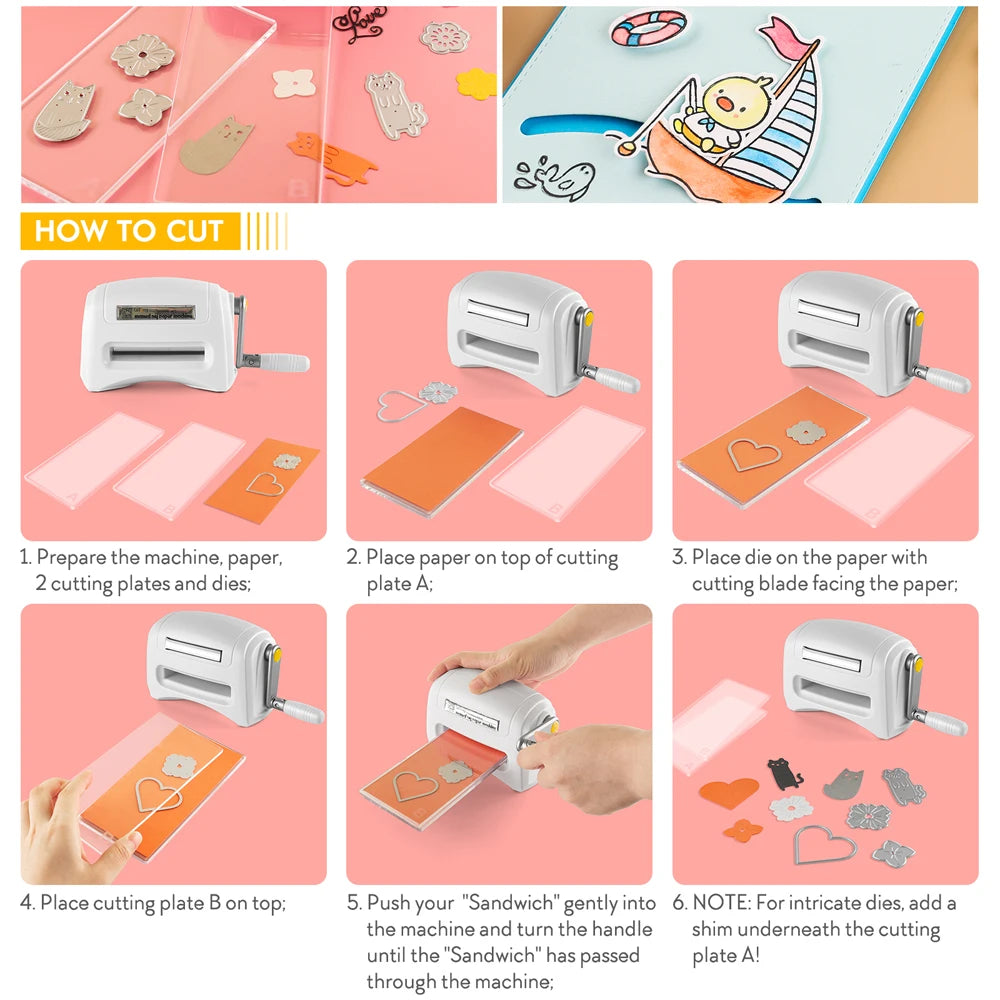 Mini Die Cutting Embossing Machines for Crafts