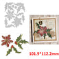 Seasonal Floral Flourish Holly Poinsettia Cutting Dies