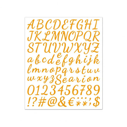 Self-adhesive Vinyl Sheets Alphabet Stickers