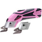 Pink Power Cordless Electric Scissors Fabric Cutter for Crafts