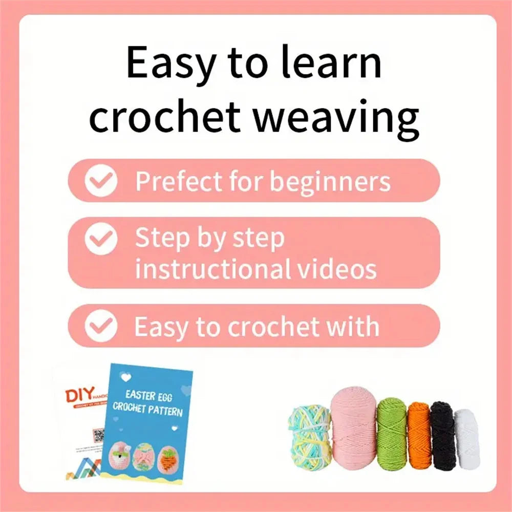 Easter Crochet Kit for Beginners Easter Eggs