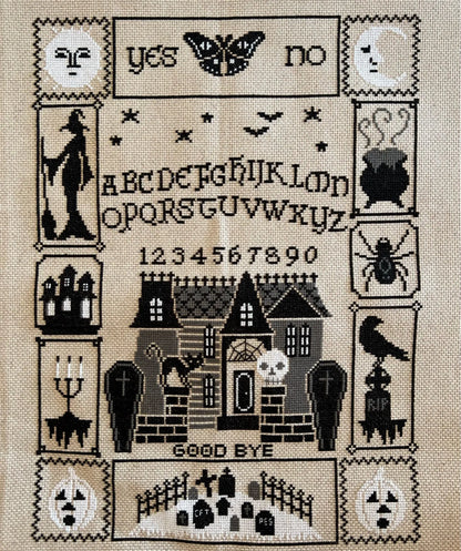 Halloween ouija cross stitch kit  18ct 14ct 11ct