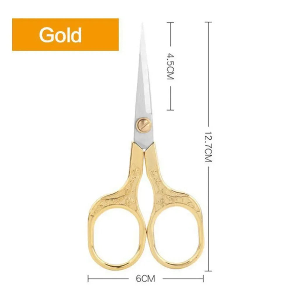 Retro style sharp embroidery scissors Pointed