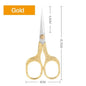 Retro style sharp embroidery scissors Pointed