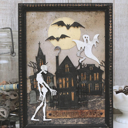 Ghost Town Halloween Metal Cutting Dies